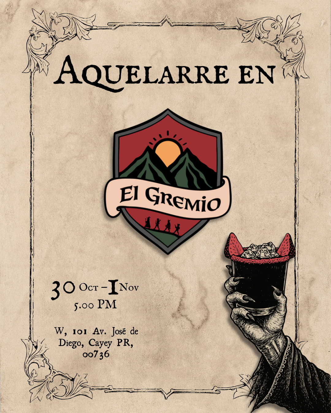 Aquelarre en El Gremio.